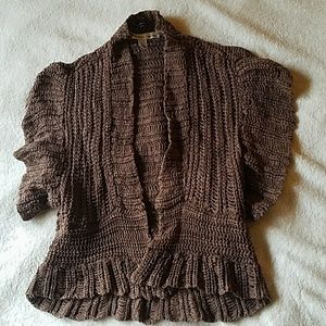 American Rag Crop Sleeve Sweater